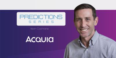 An external website photo for TechBytes with Kevin Cochrane, SVP of Product Marketing, Acquia