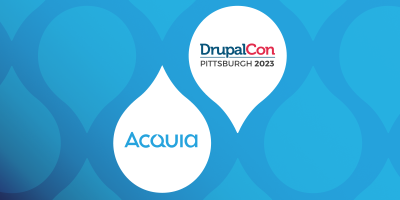 DrupalCon Pittsburgh Acquia Logos