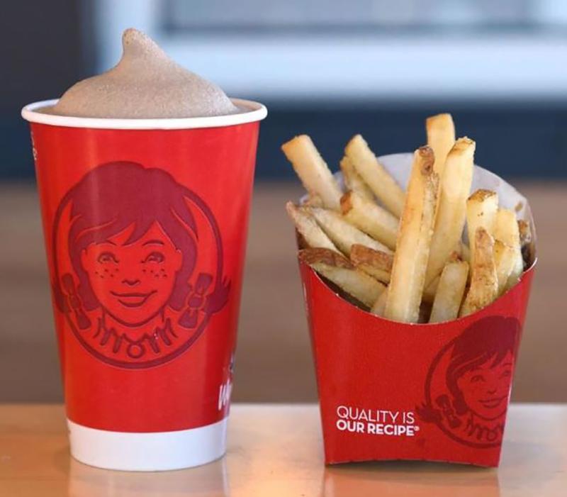 Wendy's fries and Frosties