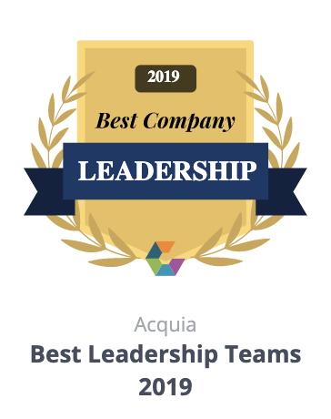 Comparably Acquia Leadership Award