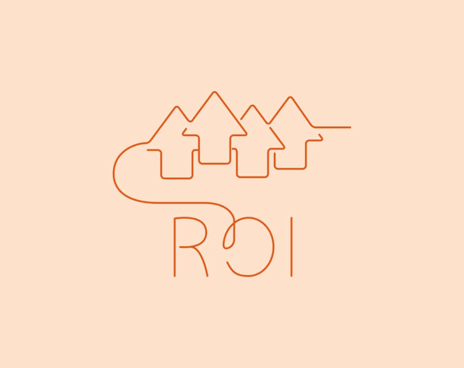 ROI with arrows above