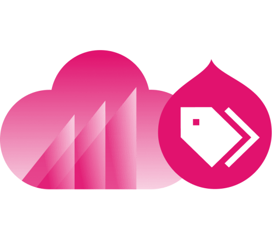 PIM Product logo paired with marketing cloud logo