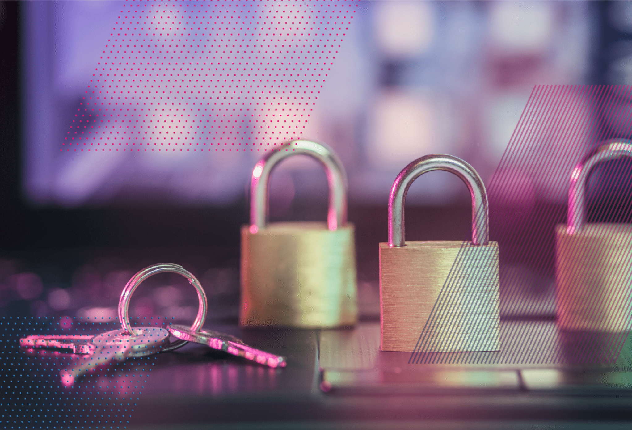 Acquia security keys and locks header graphic