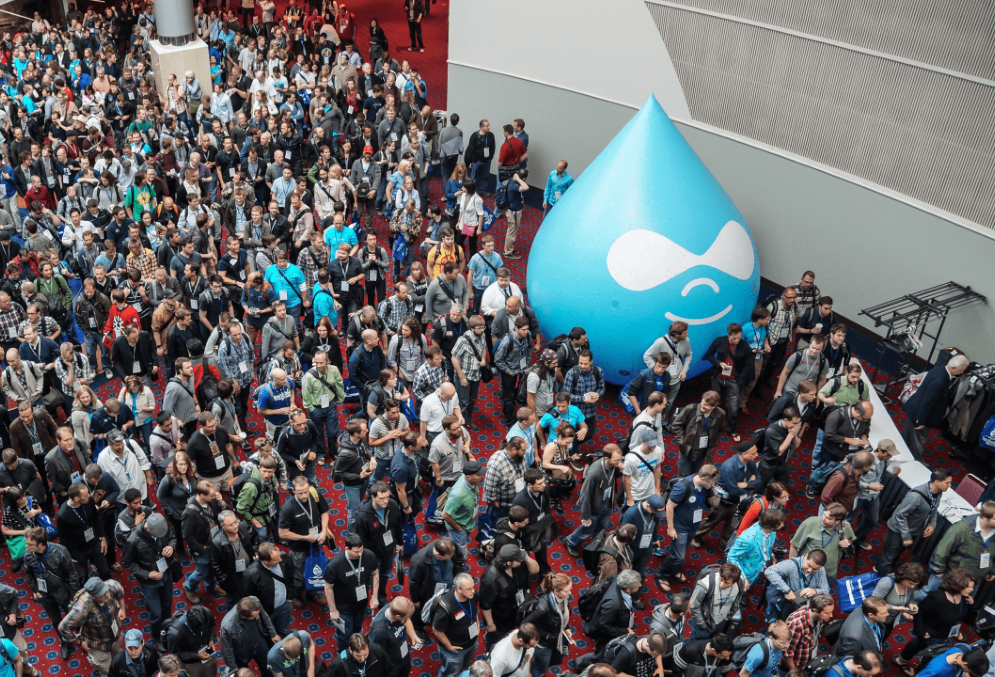 Group of people at DrupalCon
