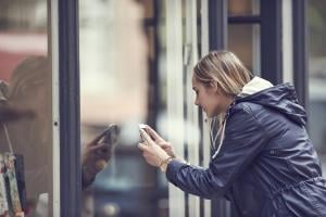 taking cell phone photo