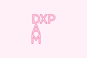 DXP horizontally with DAM connected on the D vertically