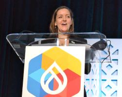 Alexandra Bell speaking at DrupalCon Chicago 2026