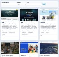 The many templates available in the marketplace on drupal.org