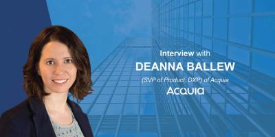 An external website photo for Martech Cube: MarTech Interview with Deanna Ballew (SVP of Product, DXP) of Acquia