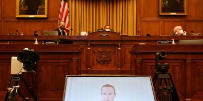 An external website photo for Tech CEOs antitrust hearing: 6 key takeaways as Zuckerberg, Bezos, Cook and Pichai testify in Congress