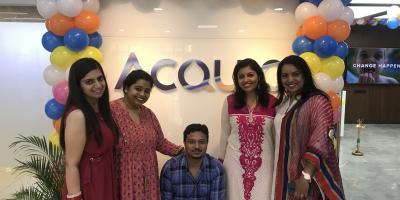 Acquia employees opening Pune office