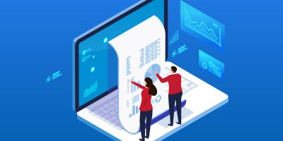 cartoon finance workers