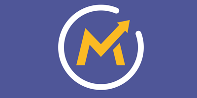 Mautic logo on a blue background