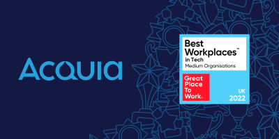 Acquia Great Place to Work UK 2022