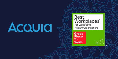 Acquia Great Place to Work UK 2023