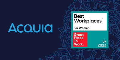 Acquia Great Place to Work for Women UK 2023