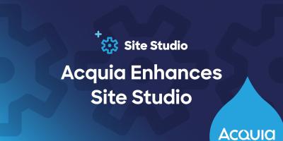Acquia Site Studio Enhanced Blue Background