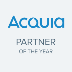 Acquia Partner of the Year badge