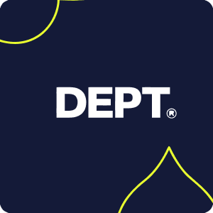 Dept logo on yellow