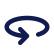 icon of an arrow in a 360 degree spin