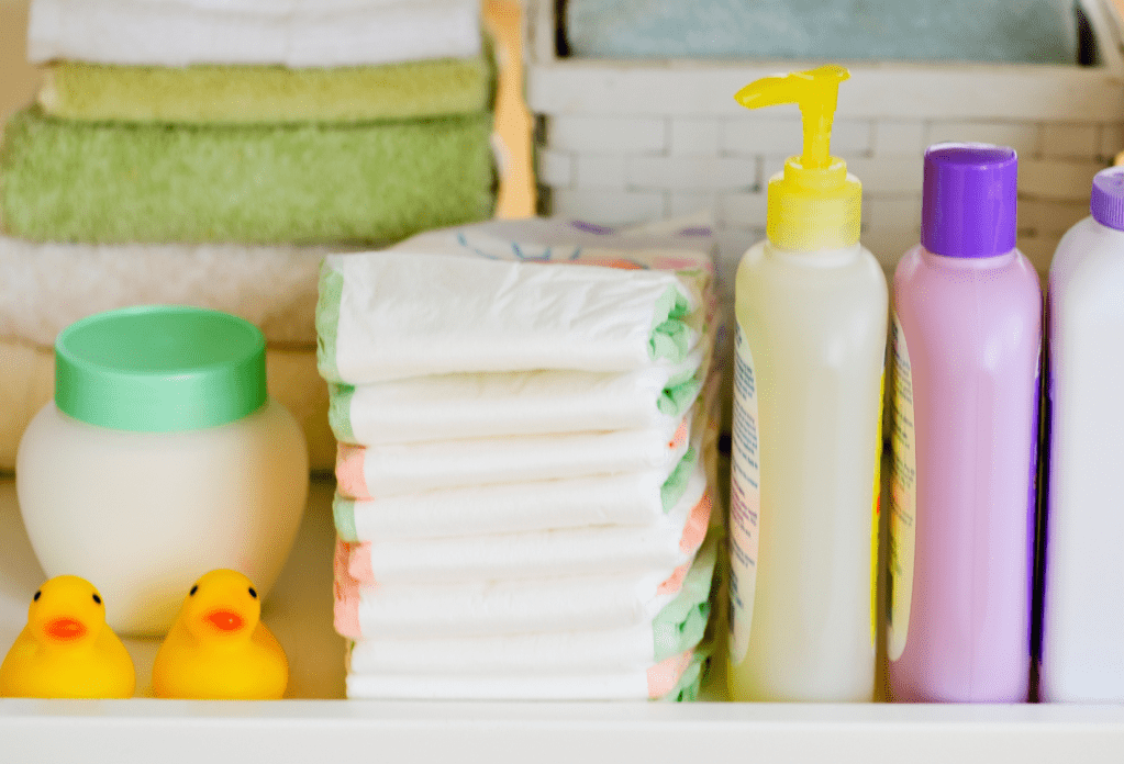 Baby bath and body products