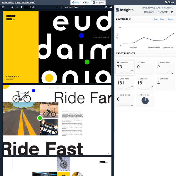 Picture of someone using Acquia's DAM product