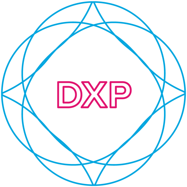 The heart of DXP circular graphic