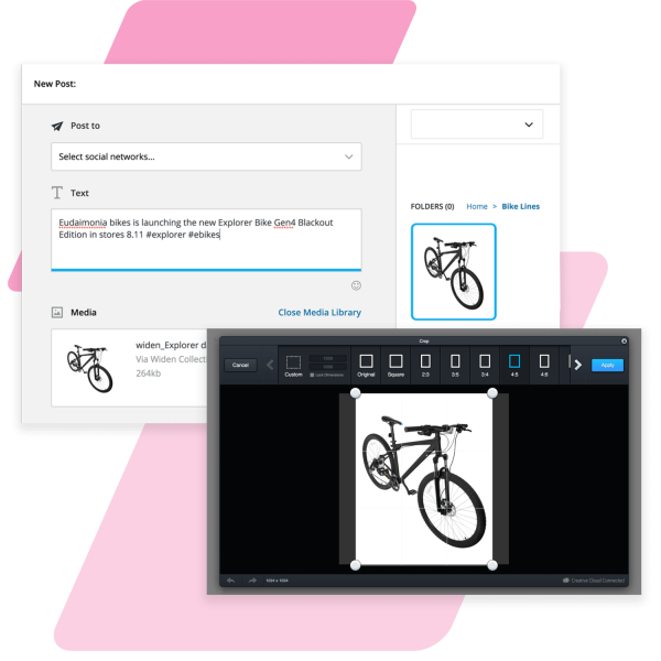 Product Screenshot with pink brand sprinkles