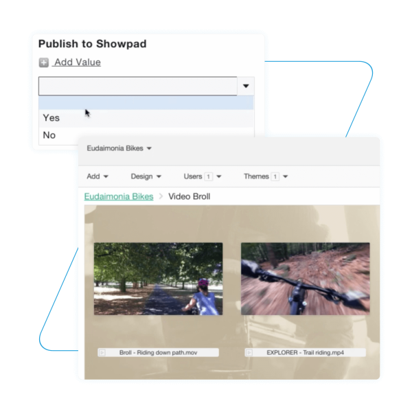 Acquia DAM and Showpad integration metadata
