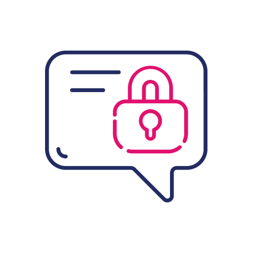 line drawing of a lock