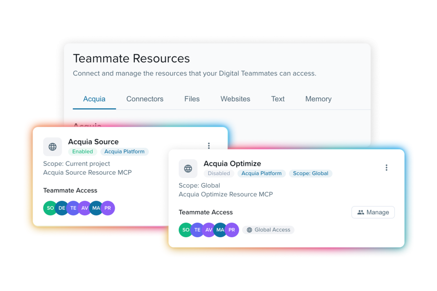 Screenshot of project management software showing task lists and colored priority indicators