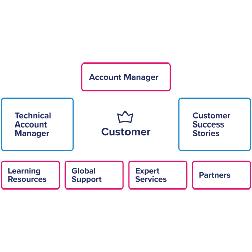 Customer success team effort infographic