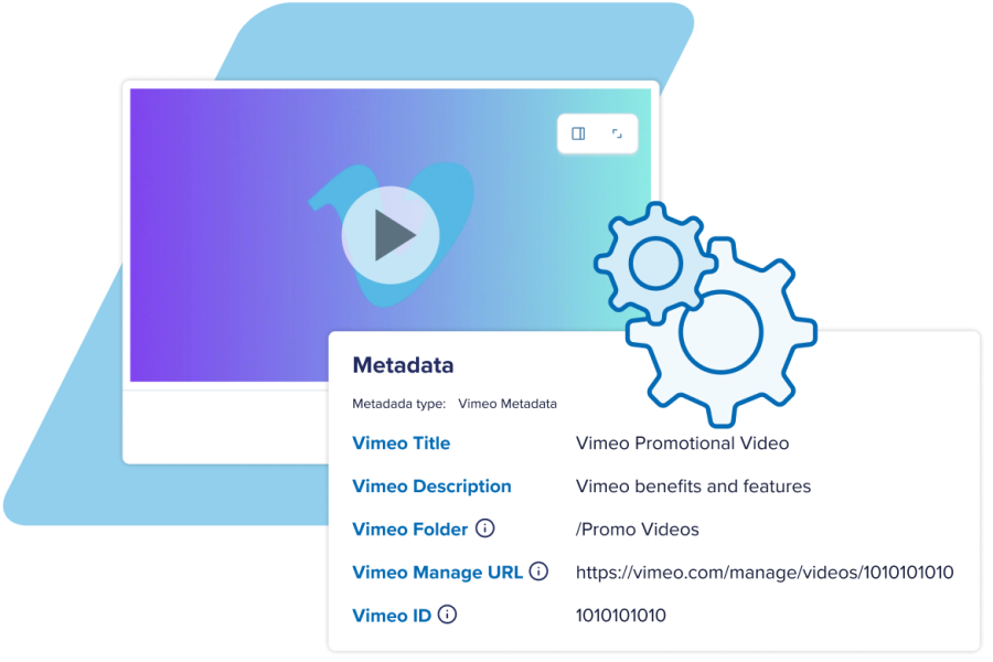 Vimeo and Acquia DAM Integration Screenshot Graphic