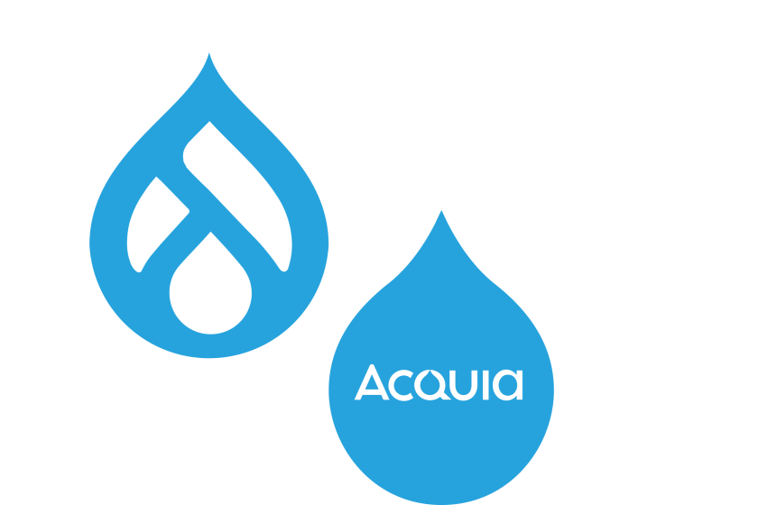 Acquia Logo and Drupal Logo