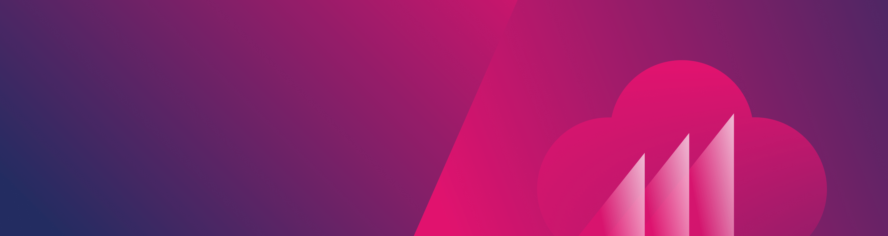 Navy and Pink Gradients with Marketing Cloud Logo