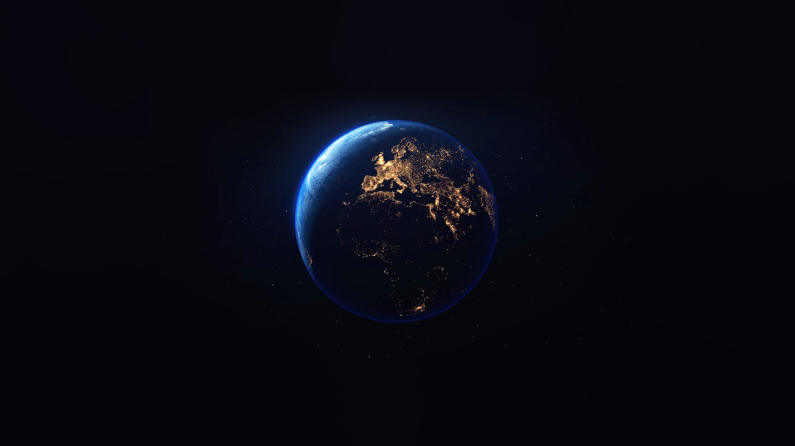 Image of Earth in space
