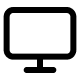black monitor icon
