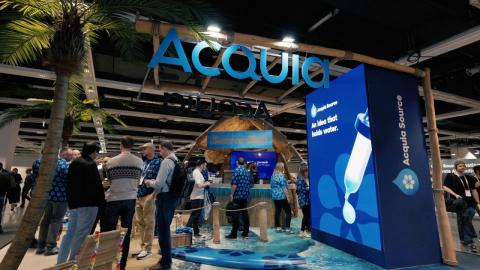 Acquia Source Booth at DrupalCon Vienna 2025