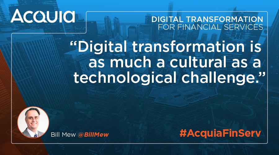 Bill Mew on the digital transformation of financial services
