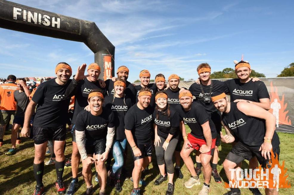Acquia tough mudder team