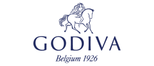 Godiva Company Logo in Navy