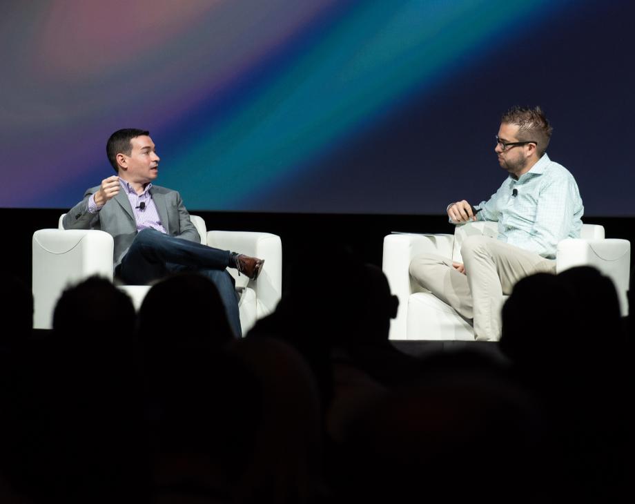 Eric Black of NBC Sports speaks at Acquia Engage 2018