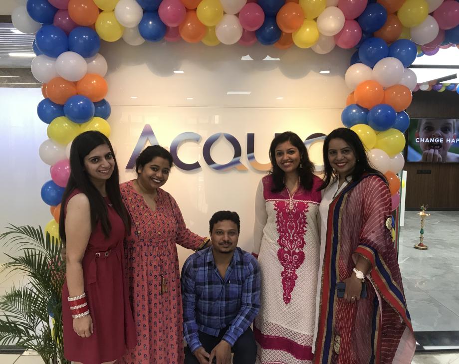 Acquia employees opening Pune office