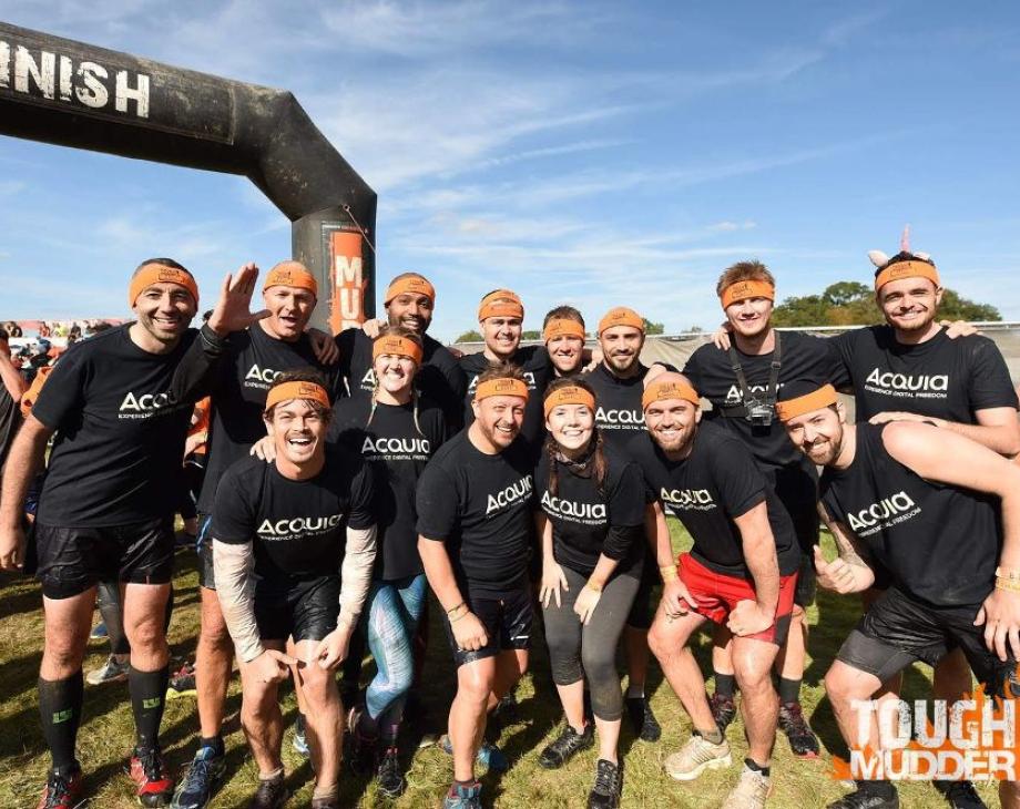 Acquia tough mudder team