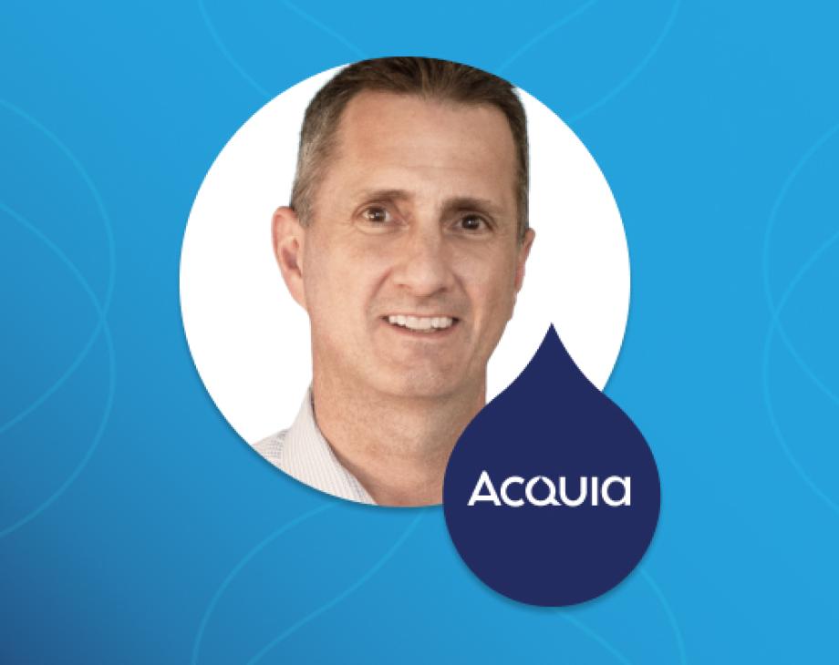 Graphic of Steve Reny, Acquia's new President and CEO