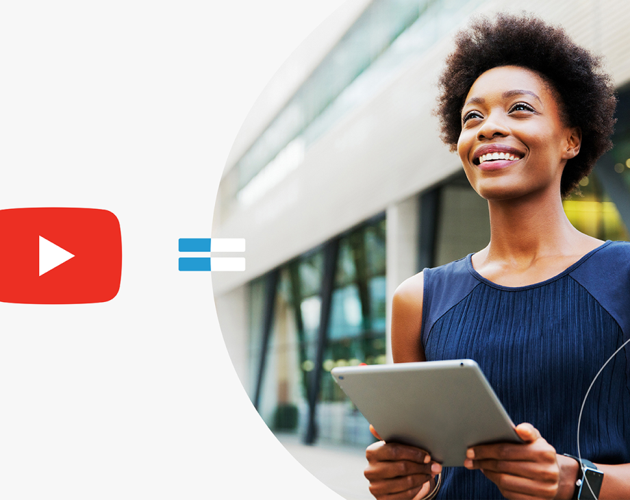 Blog header image: The Difference Between YouTube and a DAM System article. 