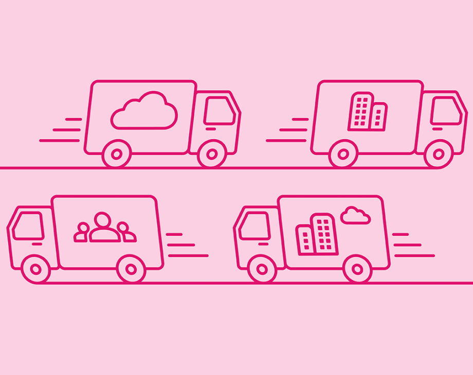 Blog header image: SaaS vs. Hosted vs. Hybrid vs. Open Source DAM article. 