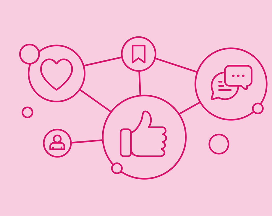 Blog header image: Social media and DAM article.