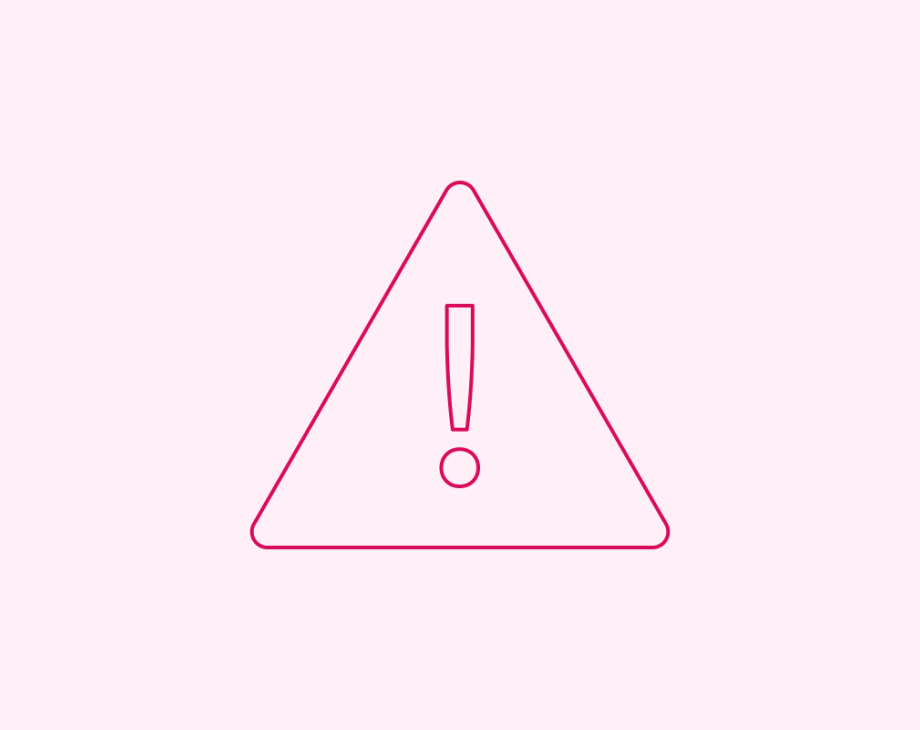 Triangle with exclamation mark