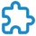 blue puzzle piece icon